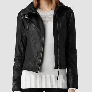All Saints "Belvedere" Leather Jacket US size 10